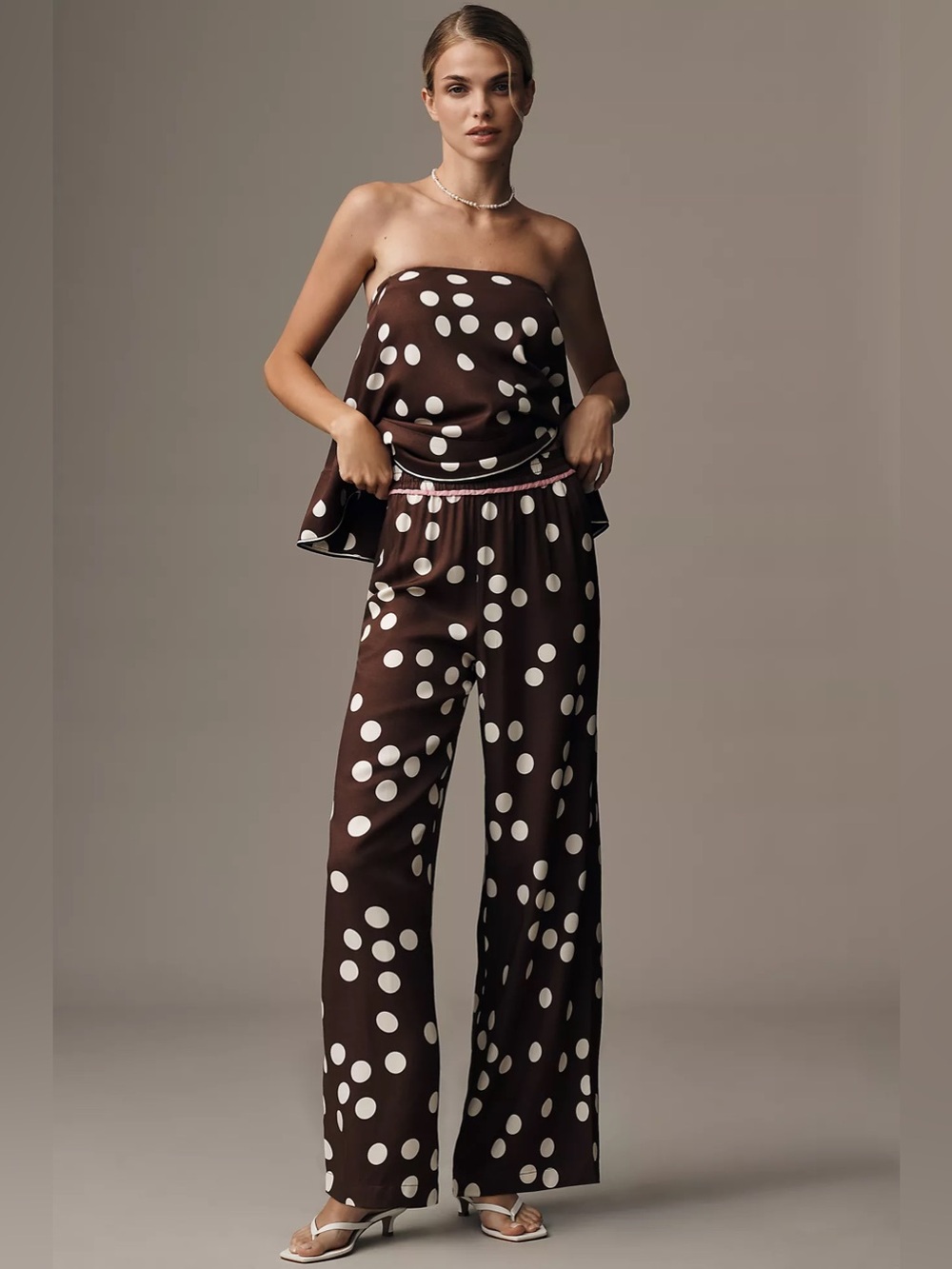 Anthropologie Brooklin Printed Wide-Leg Pants by Maeve Size Xs - Picture 2 of 8